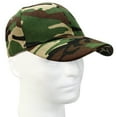 thumbnail image 5 of Plain Baseball Dad Cap Adjustable Size for Outdoor Activities Woodland Camouflage, 5 of 6