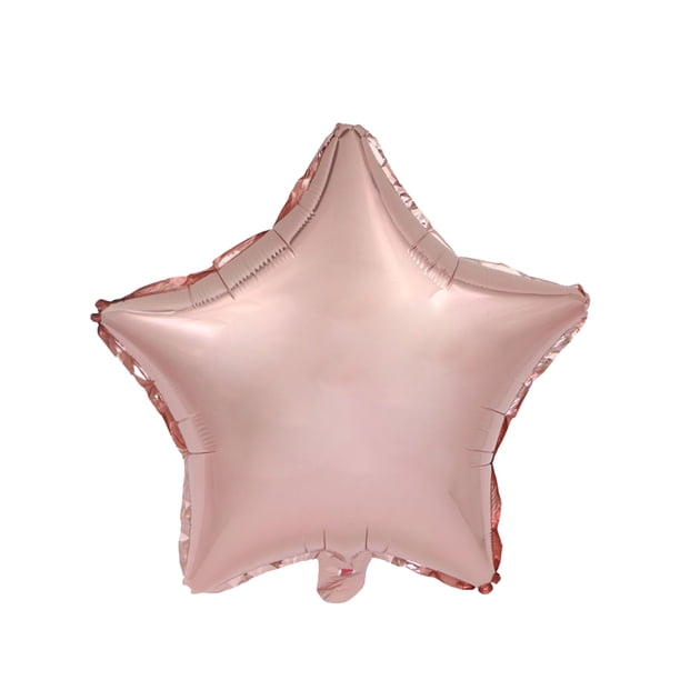 Billuyoard 1 Uds. Conjunto de globos brillantes de papel de aluminio de oro rosa de 18 pulgadas globo de aluminio para fiesta de cumpleaños globo Kits de decoración para fiestas TYPE1 NO1