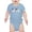 Light Blue, variant on Cute Spooky Ghost Kittens Bodysuit Infant -Image by Shutterstock,  Newborn