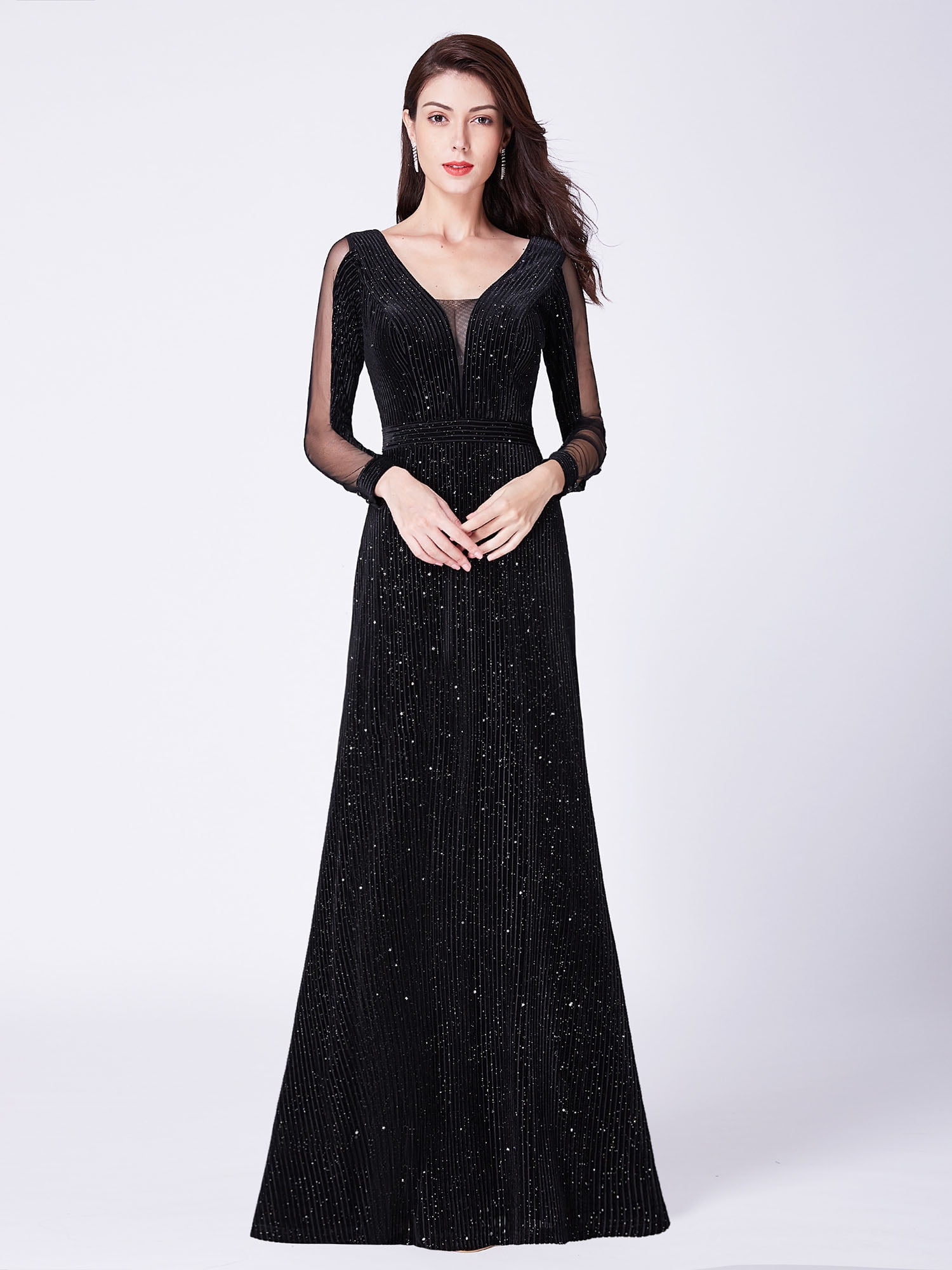 sexy black tie dress