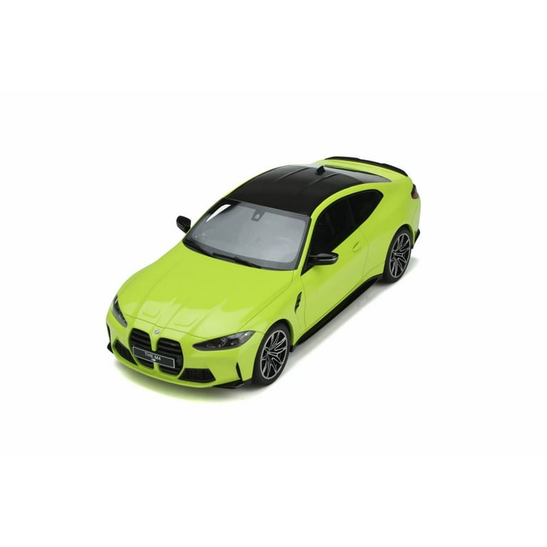 BMW M4 Competition (G82) Sao Paulo Yellow with Carbon Top Ltd Ed to 1800  pieces 1/64 Diecast Model Car by True Scale Miniatures