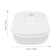 thumbnail image 2 of MasteelfCA Covered Food Steamer Single Layer Lidded Steamed Bun Food Steamer Microwave Steamer, 2 of 9