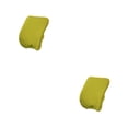 thumbnail image 1 of kurtrusly Chair Cover Slipcover Stretch Seat Computer Protection Set Anti-Dirty Thicken Solid Home Wedding Universal Decoration Yellow/Backrest 2Set, 1 of 6