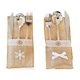 thumbnail image 5 of Bolsas para vajilla de lino navideña, cuchillos, tenedores, cucharas, bolsas para cubiertos para Hotel, restaurante, patrón de copo de nieve, 8 Uds., 5 of 8