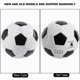 thumbnail image 3 of Juego interactivo de fútbol blanco y negro para entrenamiento en equipo de ejercicio en interiores y exteriores, 3 of 8