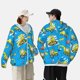 thumbnail image 4 of Balery Cute Car Cartoon Sudadera ligera de manga larga con capucha y protección solar UPF 50+ para hombre y mujer, ideal para pesca y running-3X-Large, 4 of 7