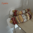 thumbnail image 1 of Thick To No Friend "Winter Home Bi preparado calcetines gruesos y cálidos para el suelo calcetines de felpa Coral para dormir en casa para mujer (cúrcuma), 1 of 5