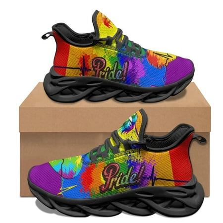 

Personalized Lgbt Pride Designer Non-Slip Basketball Shoes Lace Up Women Outdoor Popular Sneakers Travel Fitness Flats