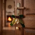 thumbnail image 6 of WDOBM Christmas Decorative Bows, Christmas Bowknot Bells Pendant Hanging Ornament, Christmas Tree Bow, Hanging Christmas Ornaments for Home Decor Indoor, 6 of 8