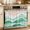 Sage Green, variant on Cute Cartoon Dinosaur Oven Skirt Curtain 27"Wx20"L, Waterproof Ruffled Stove Cover Skirt with 8 Ribbon Ties, Green Blue Purple Animals Decorative Oven Door Curtain for Kitchen Dishwasher Cabinet