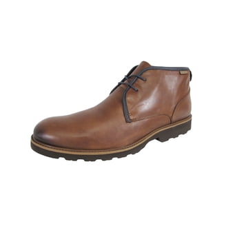 Pikolinos Santiago Men\'s Leather Chukka Boots Olmo Garnet Brown/Red EU 44 US 11 Pikolinos Mens Santiago M7B-8012C1 Chukka Boots, Olmo/Garnet  main image 4