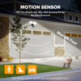thumbnail image 3 of Luces de seguridad LED LUTEC 72W 7500LM con sensor de movimiento IP65, 3 of 9