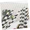 thumbnail image 3 of 100Pcs Striped Straws,7.7x0.2In Disposable Stripe Paper Straws for Celebrations,Black and White Drinking Straws for Birthday,Party Decorations, 3 of 6