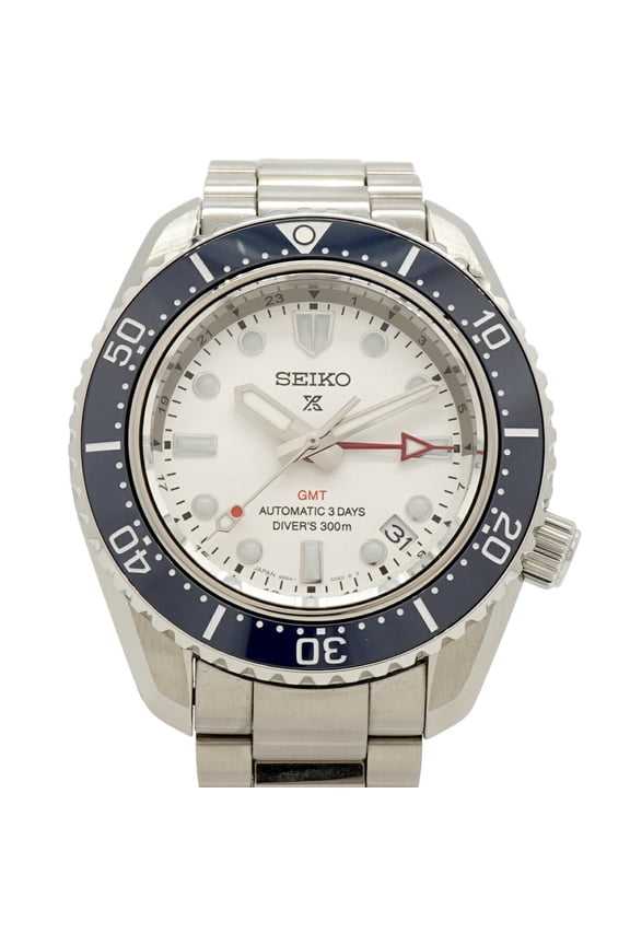 Pre-Owned Seiko Prospex SBEJ029 6R54-00P0 Silver Dial Men's Watch