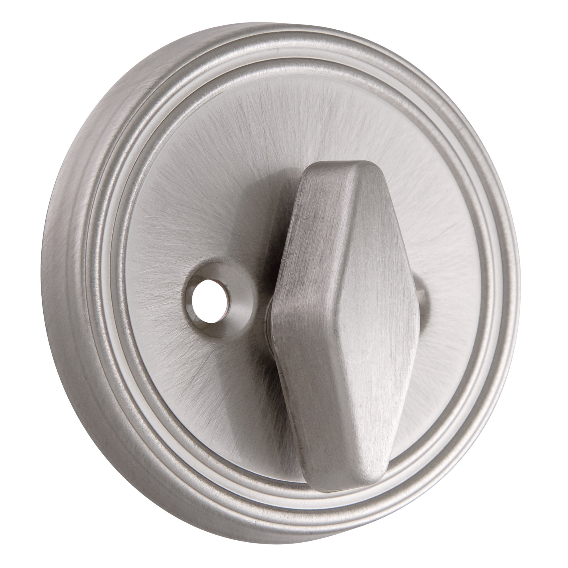 Design House Pro Deadbolt 2.375" Single Sided Deadbolt with Turn-Button Interior, Satin Nickel