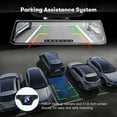 thumbnail image 4 of 11.8" Full Screen RearView Dash cam Touching Stream Mirror Car Dvr Camera FHD Video Recorder Night vision ,Touchscreen Innovation, 4 of 7