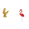 thumbnail image 1 of Escultura de pollo, figura decorativa de pollo, estatua de flamenco, estaca para jardín, adorno de resina HDPE, ideal para decoración del hogar, la of, 1 of 8