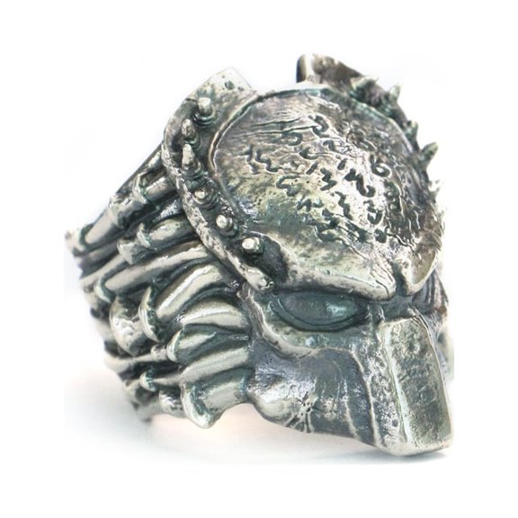 925 Sterling Silver Predator Ring Biker Punk Jewelry TA208(Open Size, But Hard to Adjust Size without tool) US Size 10