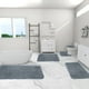 thumbnail image 1 of Set de alfombrillas de baño de 5 piezas | Alfombras de baño mullidas de color sólido Terciopelo de terciopelo absorbente de agua antideslizante | Longhair Grueso Suave Lavable a Máquina | Ajuste, 1 of 7