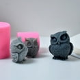 thumbnail image 6 of 3D Owl Silicone for Making Candle,Handmade Soap,Plaster,Home Decor, 6 of 9