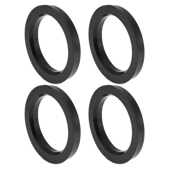 78.1mm to 58.1mm Car Wheel Hub Centric Rings Black Polycarbonate Wheels Center Shaft Shock Absorbing Hubrings 4 Pcs