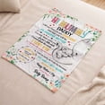 thumbnail image 4 of Customizaholic Hi Mummy Mommy Pregnancy Blanket, Personalized Baby Message Blanket, Expecting Mom Gift, Mother’s Day New Mom Cozy Fleece Blanket, 4 of 8