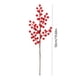 thumbnail image 3 of Ramas de frutos rojos artificiales decoración navideña - Tallos de fruta roja de plástico de 50 cm para centros de mesa y arreglos florales navideños, 3 of 6