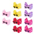 thumbnail image 4 of 10 horquillas para el pelo con lazo para perro, estilo gafas, tocado decorativo para mascota, 4 of 6