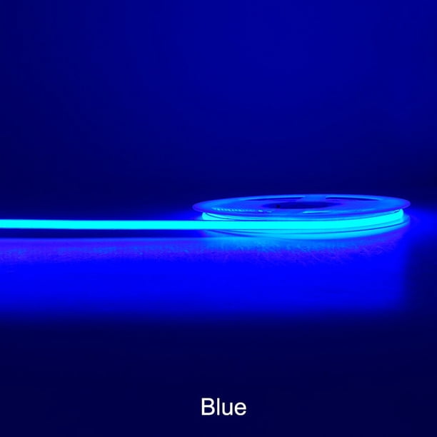 FOB COB tira de LED 12V 24V Flexible 5mm 8mm 10mm ancho RA 90 barra de luz de cinta Led de alto brillo azul hielo blanco rojo verde rosa amarillo Tan Jianjun unisex