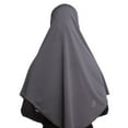thumbnail image 6 of Wipya Stretchy Pull On Hijab for Muslim Women with Comfort Fit for Daily Modest Wear and Versatile Styling Grey, 6 of 7