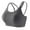 Gray, variant on Sports Bras for Women Fashion Women's Solid Color Seamless Sexy Back Yoga Bra Shaping And Breast Collection Cingerie Sports Bras Womens Bras Summer Plus Size Bras for Women