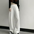 thumbnail image 2 of Felirenzacia Women's Drawstring Cuffed Sweatpants, Printed Atheletic Jogger Running Sports Pants, 2 of 7