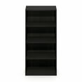 thumbnail image 6 of Furinno Basic 4-Tier Open Shelf Bookcase, Bookshelf, Storage Organizer, 11 x 17 x 35, Espresso, 6 of 6