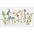 thumbnail image 3 of Authentic Hotel and Spa  White Turkish Cotton Wildflowers Embroidered Bath Towels (Set of 4), 3 of 3