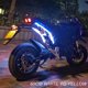 thumbnail image 1 of Luces de señal de giro para motocicleta, luces LED de circulación diurna, luz trasera DRL impermeable, tira de decoración, luz de flujo de freno, 2 piezas, 1 of 5