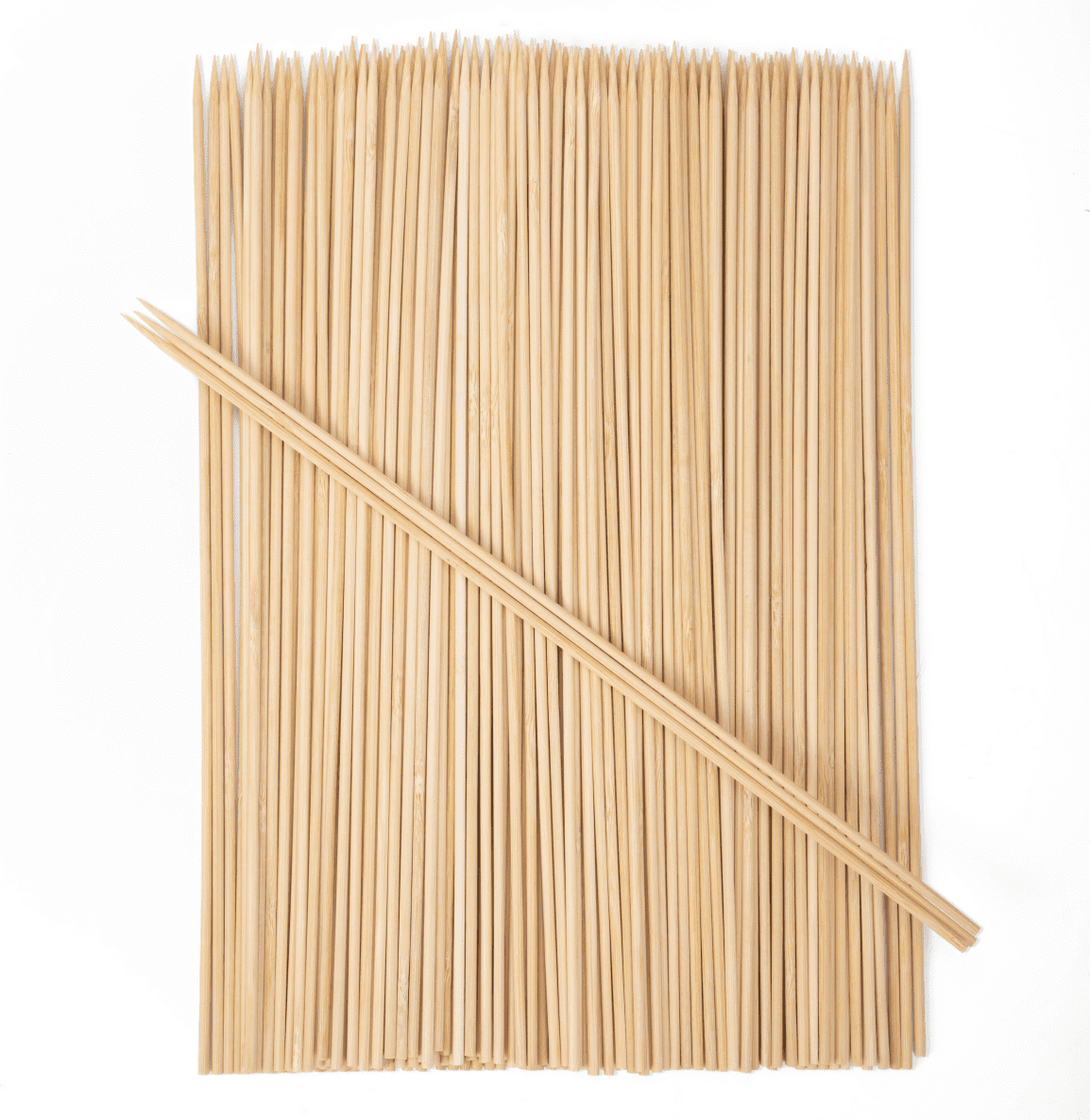 Mainstays 100% Natural Environmental-Friendly Bamboo Skewers (100 PCS).