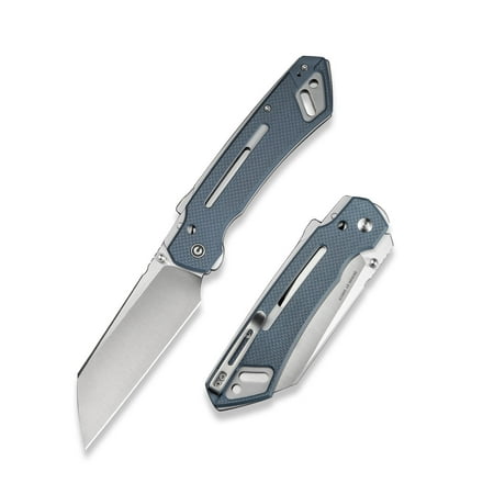 CIVIVI Buster FG Pocket Knife Superlock Folding Knife with 4.2 Nitro-V Blade G10 Handle Designed by Snecx Tan C24052-2 (Neutral Blue)