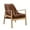 Brown, variant on Tcbosik Mid Century Accent Chair, Modern Single Sofa Chair, Comfy Reading Chair, Leisure Chair with Wood Frame for Living Room, Bedroom, Brown
