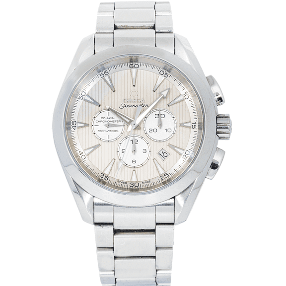 Pre-Owned Omega Speedmaster Chronoscope 44.25mm Silver Dial Stainless Steel Bracelet Watch