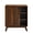 Walnut, variant on Jopath Modern Rattan Sideboard Cabinet, Buffet Cabinet with Adjustable Shelf & Solid Wood Feet & Rattan Cabinet Doors for Entryway Hallway Living Room Kitchen Dining Room Light Wood