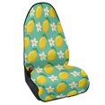 thumbnail image 2 of Chririnla Car Seat Towel Cover, Compatible with Truck Seat Van, Plush Microfiber Car Seat Cover for Trucks Cars, Lemon Flower Pattern, 2 of 7