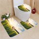 thumbnail image 1 of Juego de alfombras de baño ABPHQTO Campo de perro al amanecer 3 piezas, 1 of 2