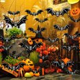 12Pcs Halloween Skeleton Bat Hanging Decoration Glowinthedark Fake