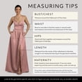 thumbnail image 5 of David’s Bridal, The Edit by DB Studio Women's Formal Empire Waist Ball Gown, Full Length, Satin, 5 of 7