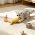 thumbnail image 7 of FEOLGEHLY Catnip Toy Set for Indoor Cats, Silvervine Cat Toy with Chew Sticks Fish Ball Mouse Feather, Cat Teething Toy Boredom Relief Chew-Proof Cat Chew Toy for Kittens (Brown A), 7 of 7