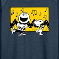 thumbnail image 3 of Peanuts - Charlie And Snoopy Dance Time - Women's Lightweight French Terry Long Sleeve Shirt, 3 of 6