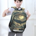 thumbnail image 6 of FORMRS Unisex School Backpack 17" Student Travel Bag with Laptop Compartment, Whale and Moon, 6 of 7
