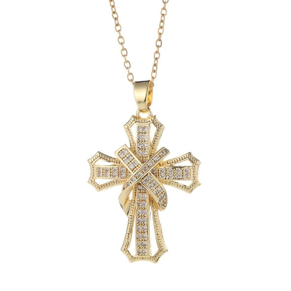 Tilga Faith Cross Necklace, Jesus Christ Cross Chain, Unisex