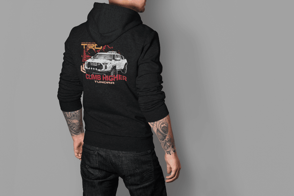 Toyota Tundra TRD Zip-Up Hoodie-Climb Higher