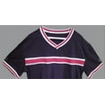 thumbnail image 2 of Men V-Neck T Shirts Design For Walmart Casual Wear T-Shirt Short Sleeve Fitted V-neck Tees for Menswear:Black Color T-Shirt, 2 of 3